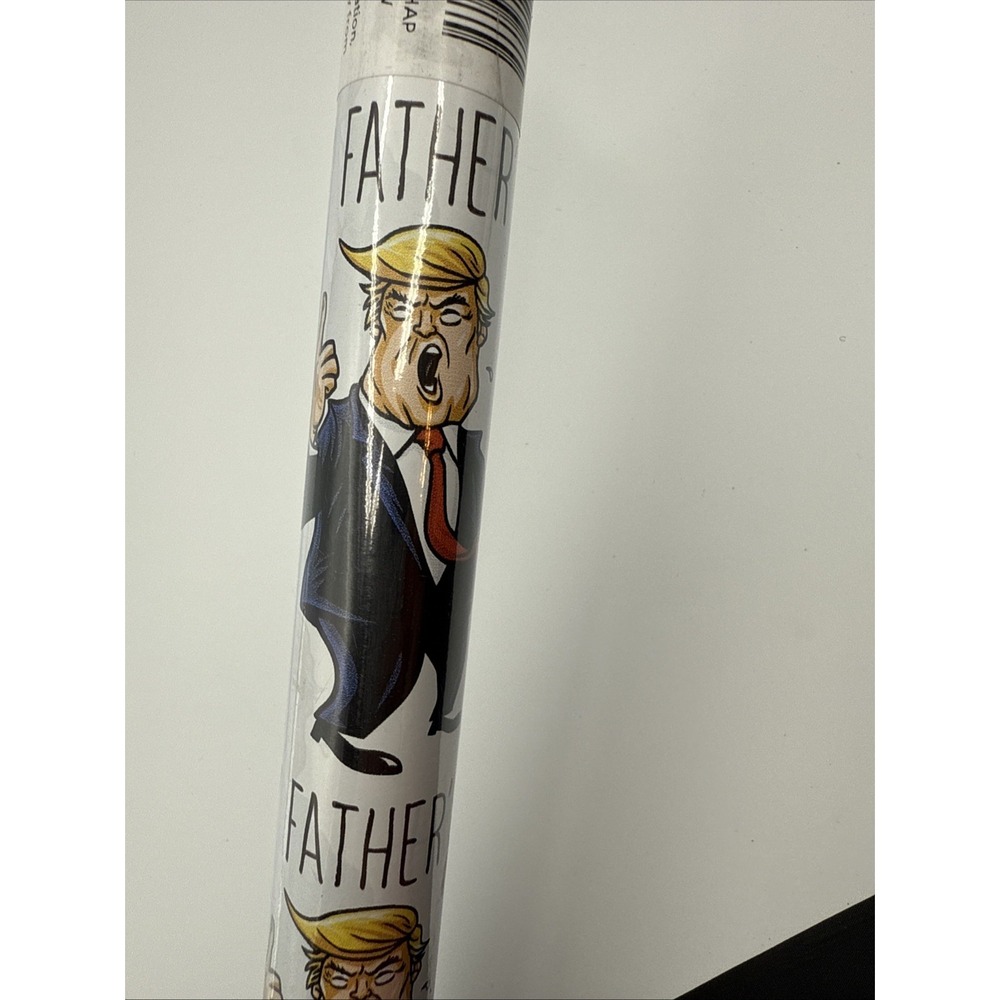 Donald Trump Wrapping Paper, Trump‎ Gift Wrapping Paper,  Happy Fathers Day Gift